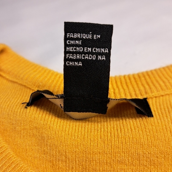 Forever 21 Women's Knit Sweater Mustard Size M - Picture 10 of 13